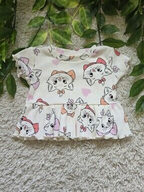 Baby Girl Marie Ruffled Shirt (0-3 Months)